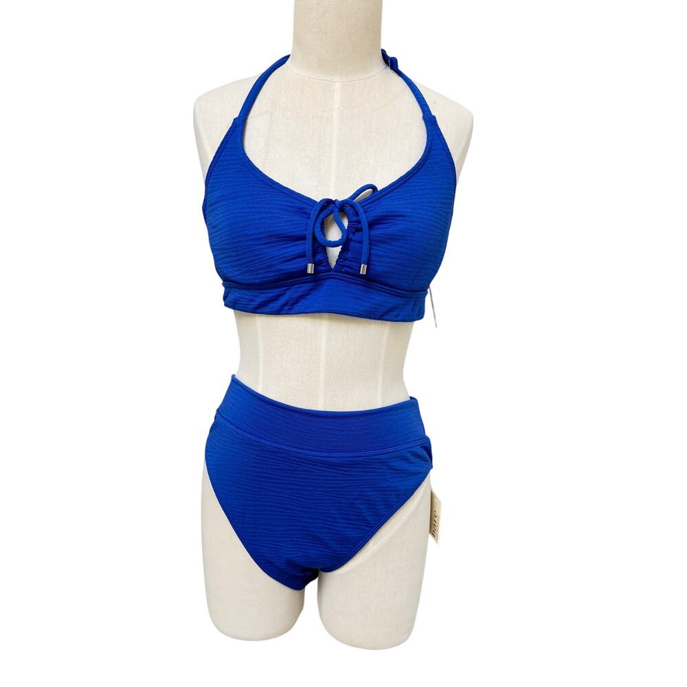 Bare Necessities Swimsuit Bralette Bikini High Waisted Large X-Large NWT